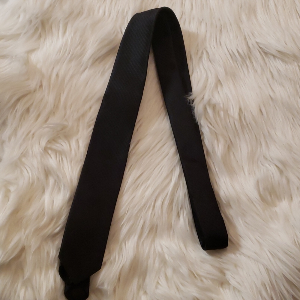H&M Black Skin Neck Tie